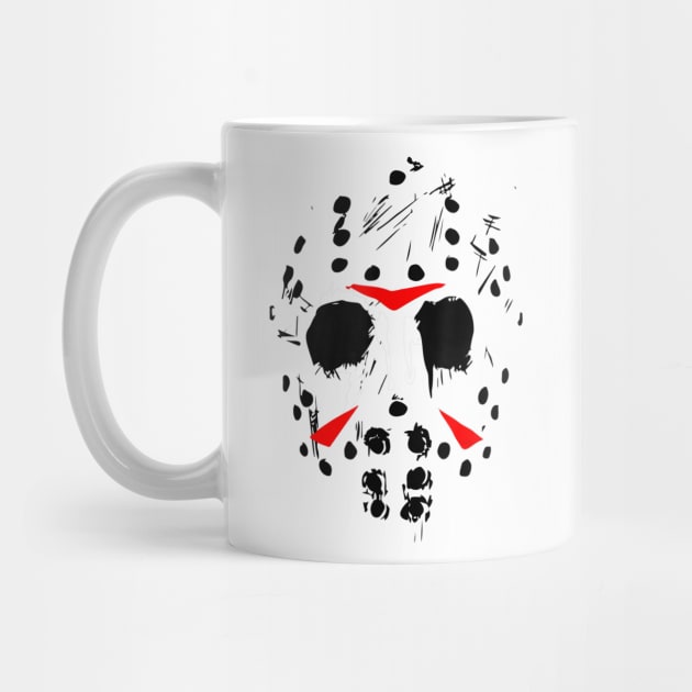 Jason Hockey Mask Halloween Shirt Friday 13th The Thirteen by nvqdesigns